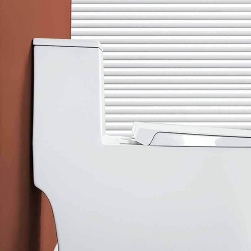 Modern White Floor Mount Toilet Seat Included Toilet Bowl for Bathroom