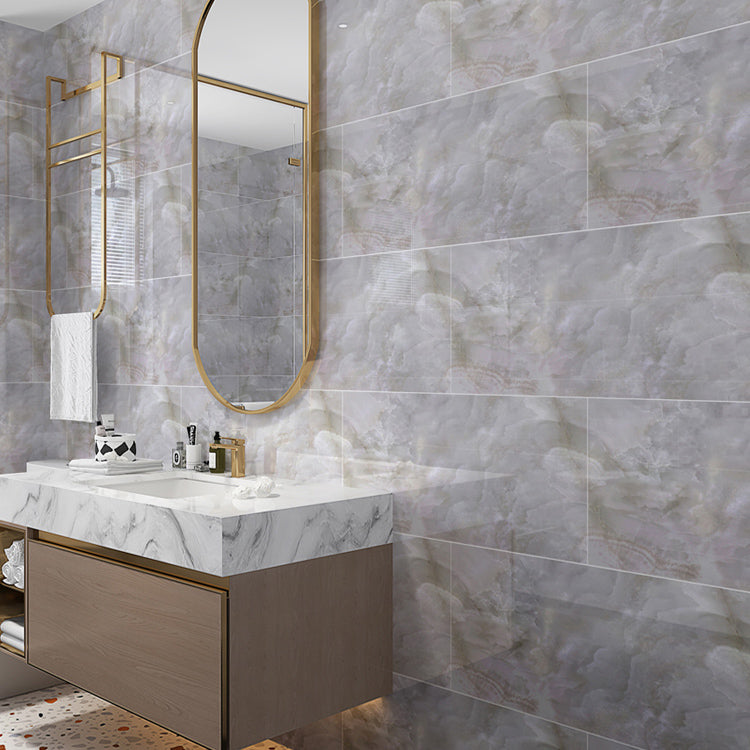 Single Tile Wallpaper Contemporary Plastic Peel and Stick Wall Tile