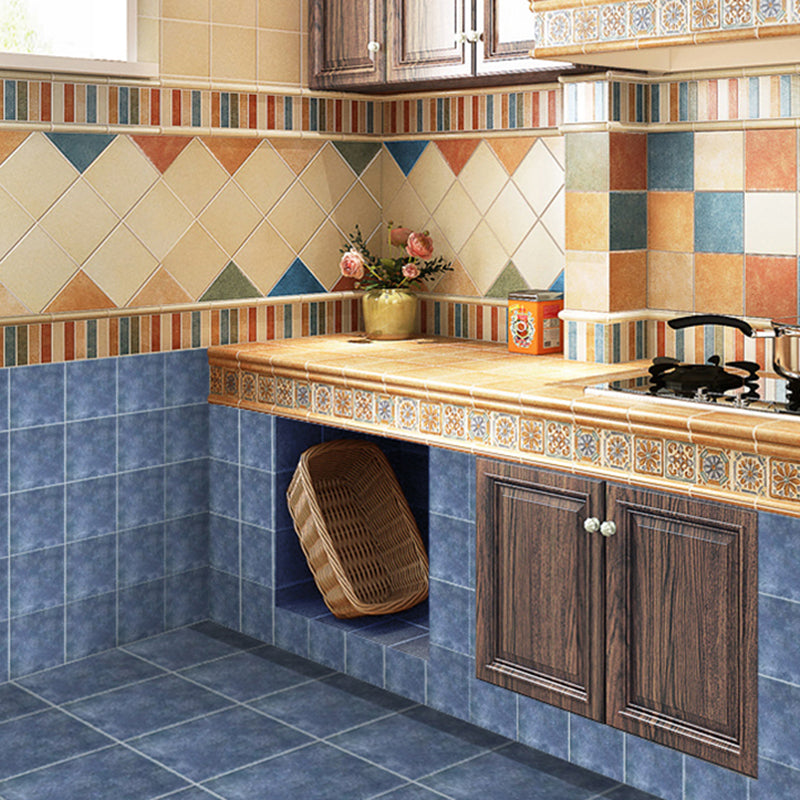 Square Colours Tile Engineered Stone Singular Tile for Kitchen