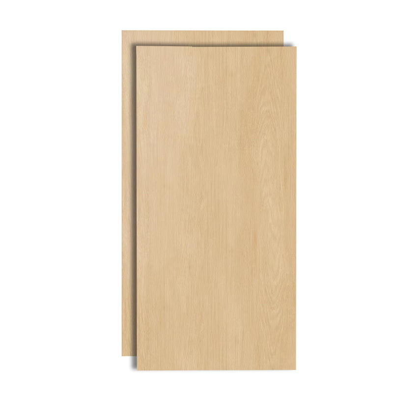 Light Brown Wooden Pattern Tile Rectangular Singular Tile for Living Room