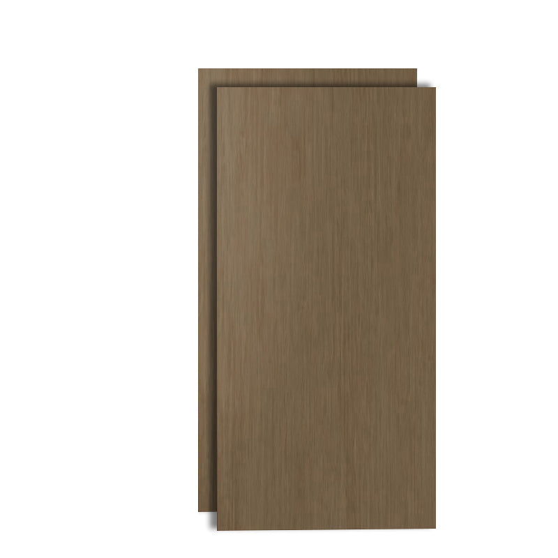 Light Brown Wooden Pattern Tile Rectangular Singular Tile for Living Room
