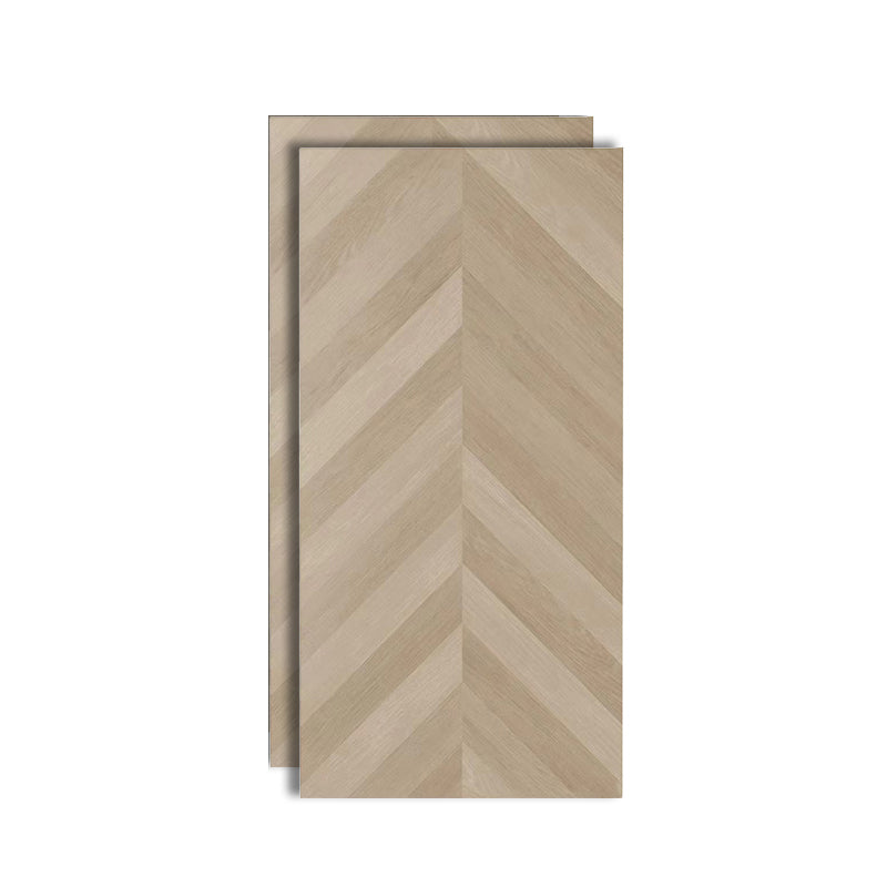 Light Brown Wooden Pattern Tile Rectangular Singular Tile for Living Room