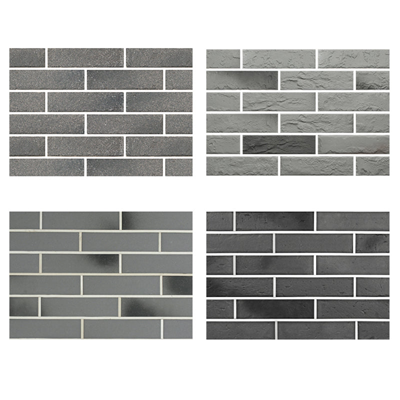 Gray Grid Mosaic Wall & Floor Tile Rectangular Outdoor Floor Tile