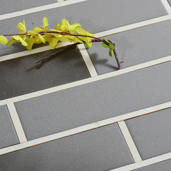 Gray Grid Mosaic Wall & Floor Tile Rectangular Outdoor Floor Tile