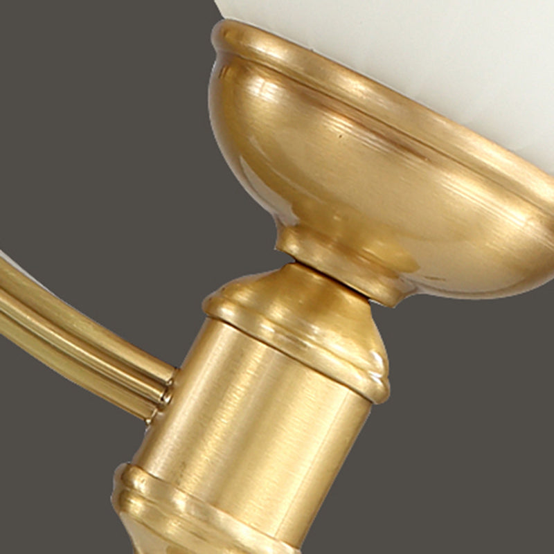 Modernism Glass Wall Mounted Sconce 1/2-Light Wall Light for Foyer