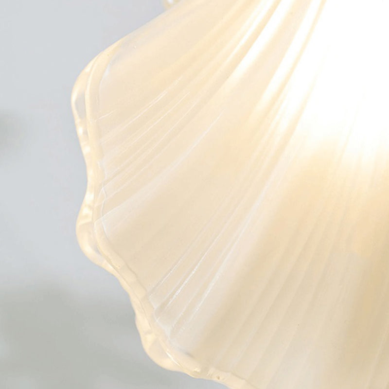 Modern 1-Light Shape Wall Light Fixtures Glass Wall Lamp for Bedroom