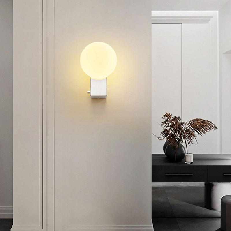 Metal Wall Lamp Modern 1 Light Wall Mounted Lighting for Bedroom