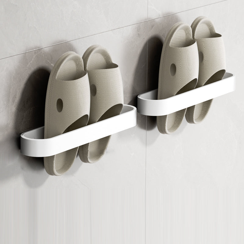 Minimalistic Bathroom Accessory Set Metal Slipper Rack/Towel Bar