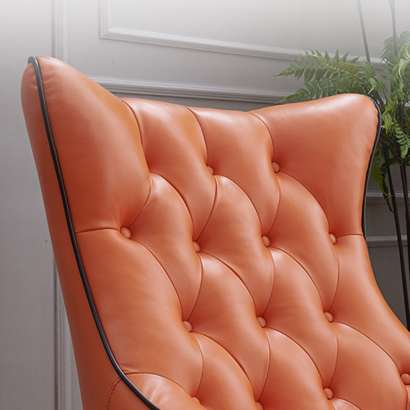Tufted Cushions Side Chair Arms Included Lounge Chair for Living Room