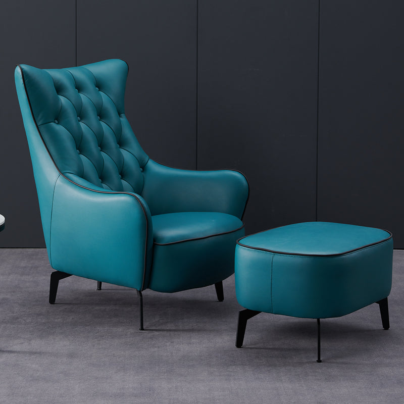 Tufted Cushions Side Chair Arms Included Lounge Chair for Living Room