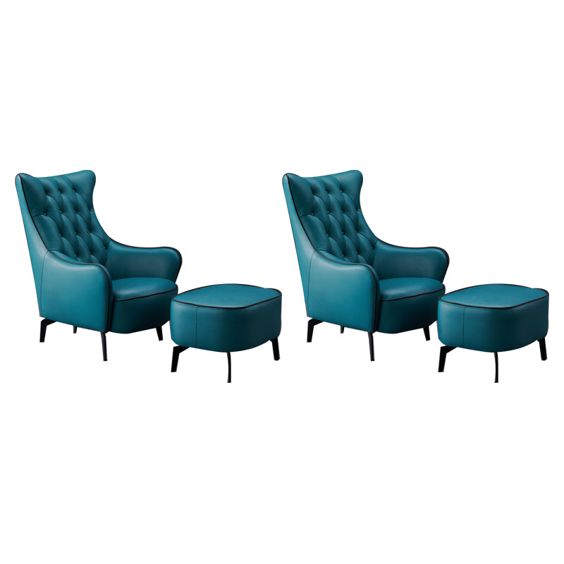 Tufted Cushions Side Chair Arms Included Lounge Chair for Living Room