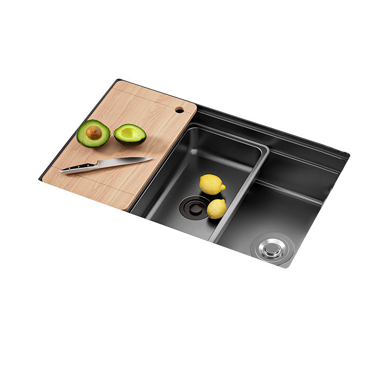 Stainless Steel Kitchen Sink Undermount 1-Bowl Kitchen Sink with Cutting-Board