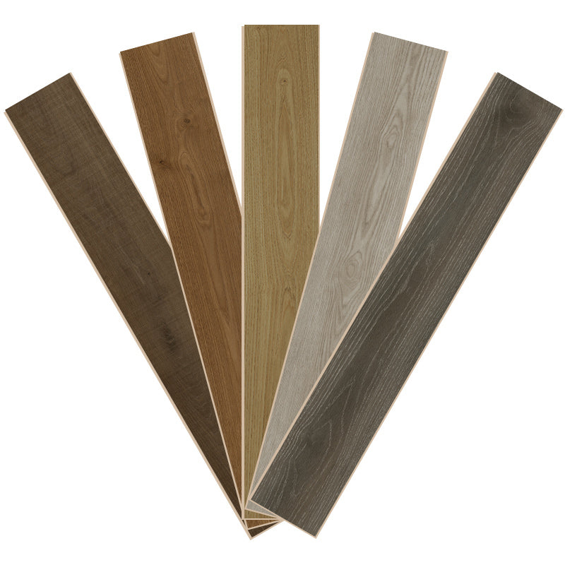 Traditional Wood Flooring Tiles Wire Brushed Waterproof Click-Locking Wood Tile Set