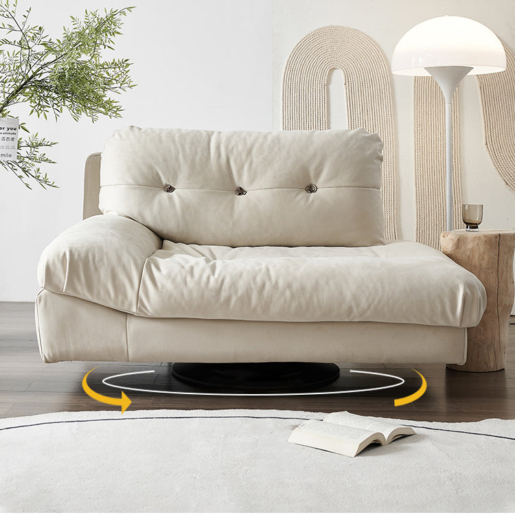 Modern Chaise Square Arms Chaise Lounge Couch for Living Room