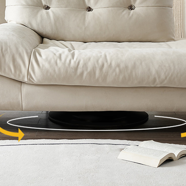 Modern Chaise Square Arms Chaise Lounge Couch for Living Room