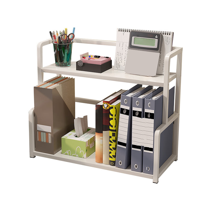 Contemporary Standard Bookcase Metal Freestanding Open Shelf