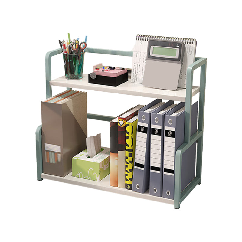 Contemporary Standard Bookcase Metal Freestanding Open Shelf