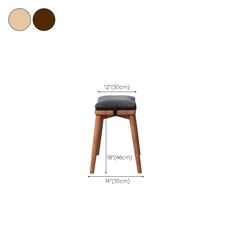 Scandinavian Dressing Table with Drawers Solid Wood Makeup Counter