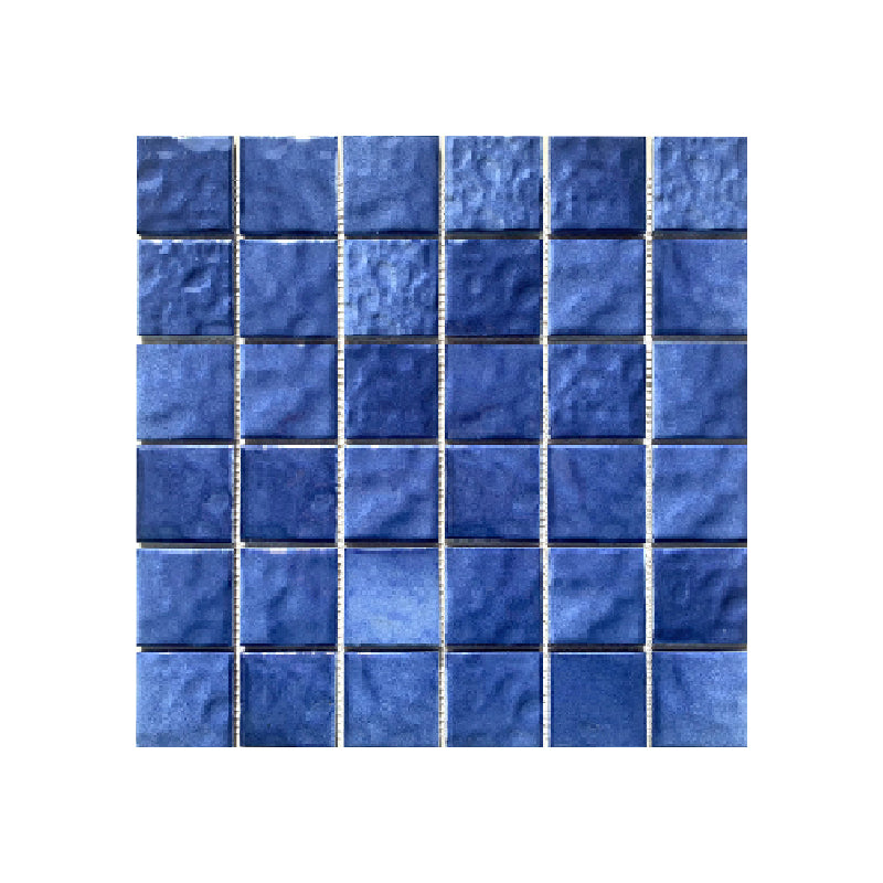 Grid Mosaic Sheet Wall Mixed Material Square Glazed Pressed Floor Tile