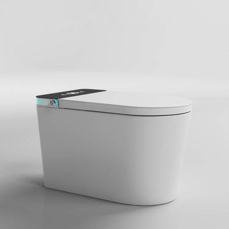 Modern Porcelain Floor Mounted Flush Toilet One Piece Toilet Siphon Jet Toilet