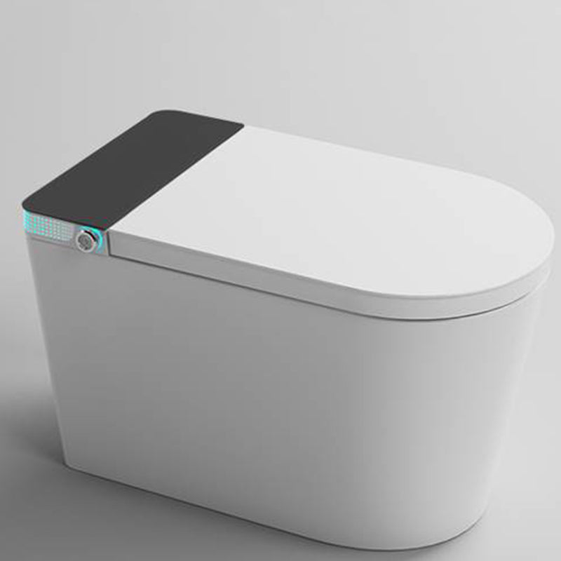 Modern Porcelain Floor Mounted Flush Toilet One Piece Toilet Siphon Jet Toilet