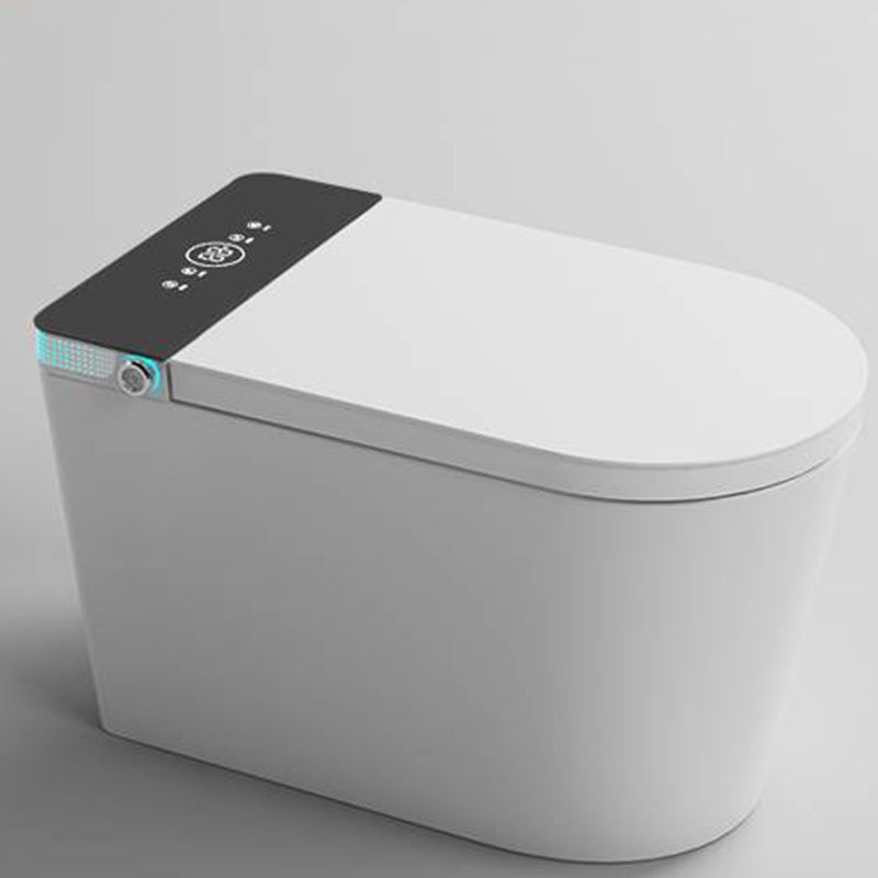 Modern Porcelain Floor Mounted Flush Toilet One Piece Toilet Siphon Jet Toilet