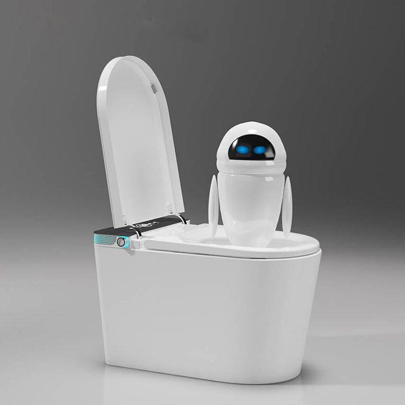 Modern Porcelain Floor Mounted Flush Toilet One Piece Toilet Siphon Jet Toilet