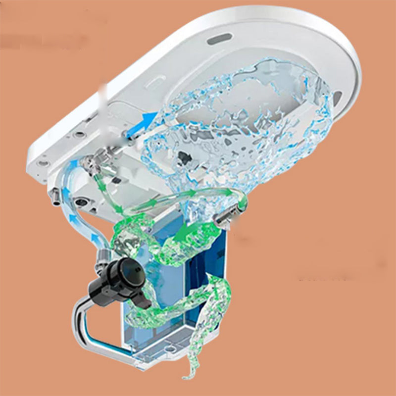 Contemporary Siphon Jet Flush Toilet Slow Close Seat Included Urine Toilet for Bathroom