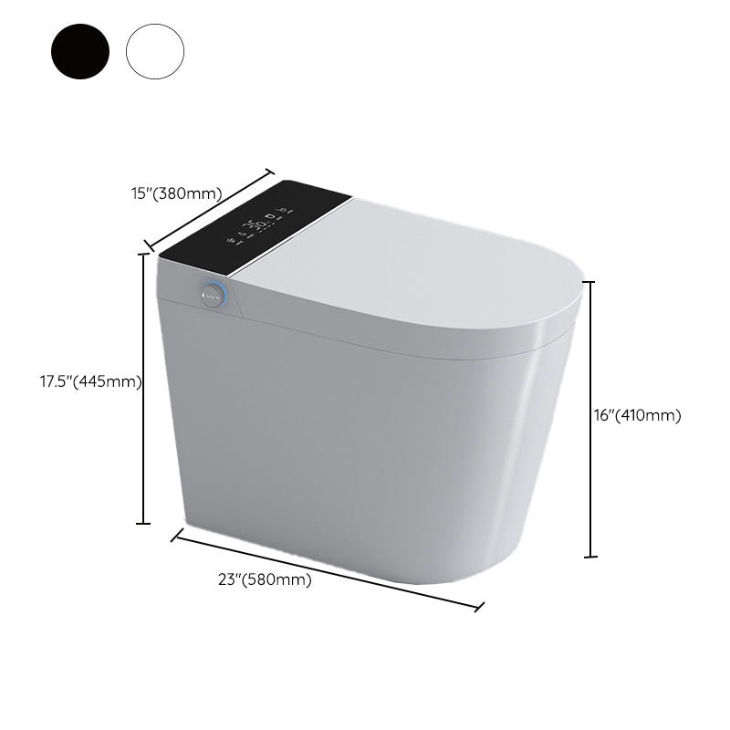 Contemporary Siphon Jet Flush Toilet Slow Close Seat Included Urine Toilet for Bathroom
