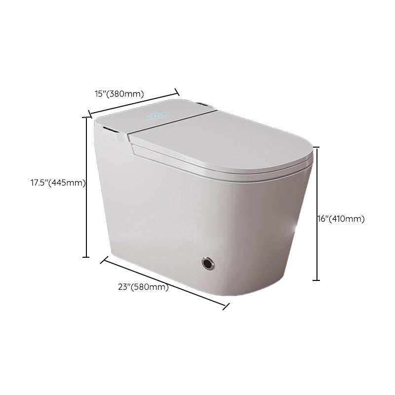 Contemporary Siphon Jet Flush Toilet Slow Close Seat Included Urine Toilet for Bathroom
