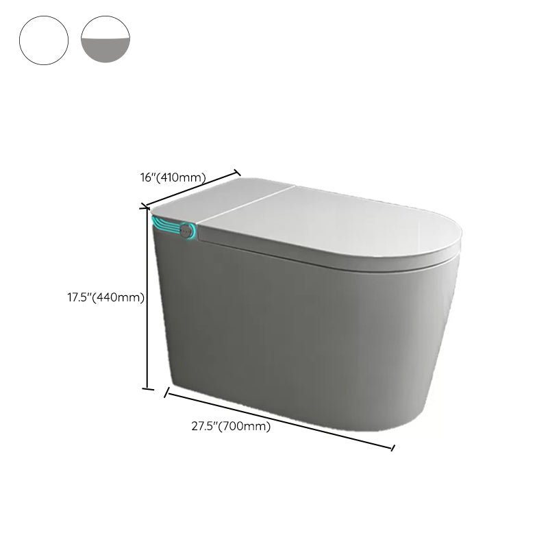 One Piece Toilet Modern Toilet Porcelain Floor Mounted Siphon Jet Flush Toilet