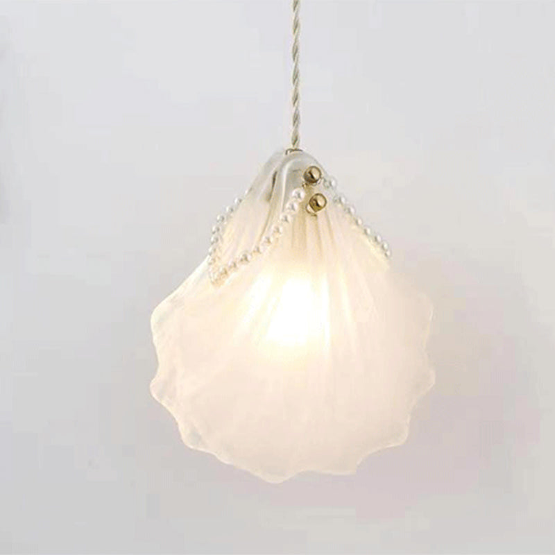 Contemporary Glass Wall Mounted Lighting 1-Light Wall Lamp for Bedroom