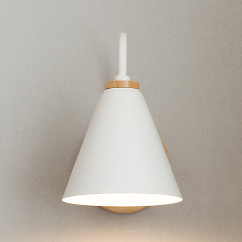 Metal Cone Shape Wall Sconce Modern Style 1 Light Wall Light Sconce