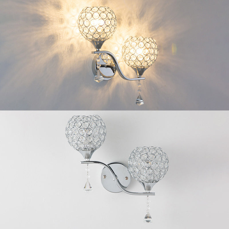 Modern Simple Iron Vanity Light Ball Shape Vanity Lamp for Shower Room