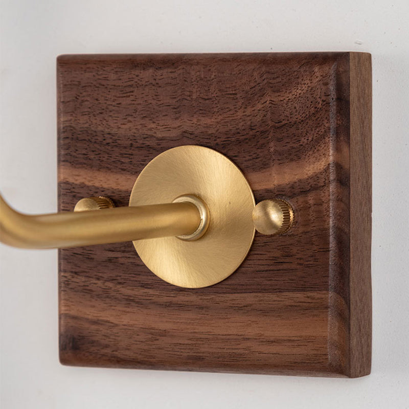 Japanese Style Wooden Vanity Light Adjustable Vanity Lamp for Shower Room