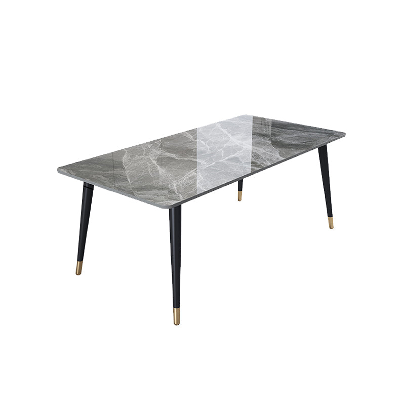 Rectangle 4 Legs Dining Room Table Contemporary Dinette Table