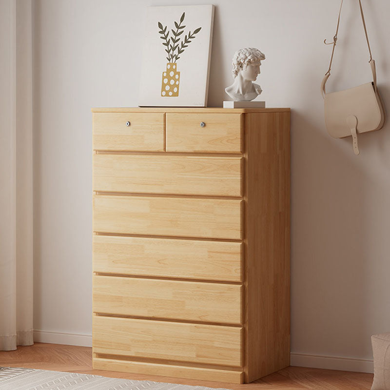 Contemporary Horizontal Lingerie Chest Wood Storage Dresser for Home