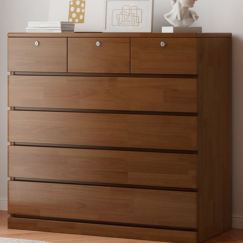 Contemporary Horizontal Lingerie Chest Wood Storage Dresser for Home