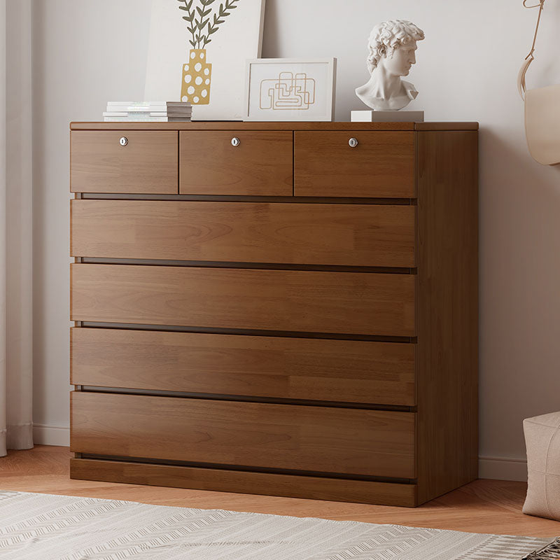 Contemporary Horizontal Lingerie Chest Wood Storage Dresser for Home