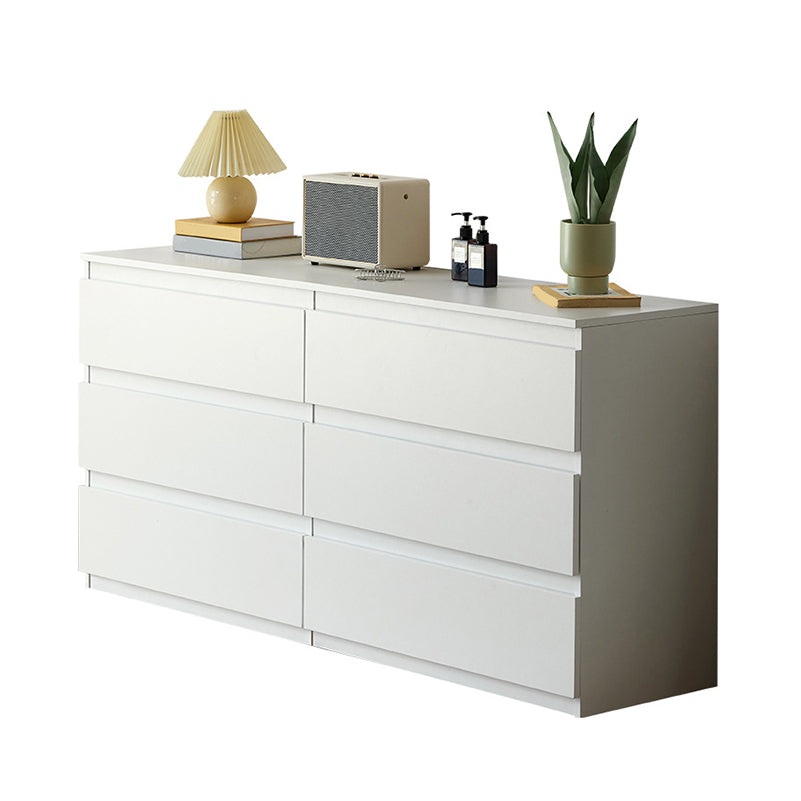 Contemporary Engineered Wood Vertical Storage Chest Bedroom Chest with Drawers