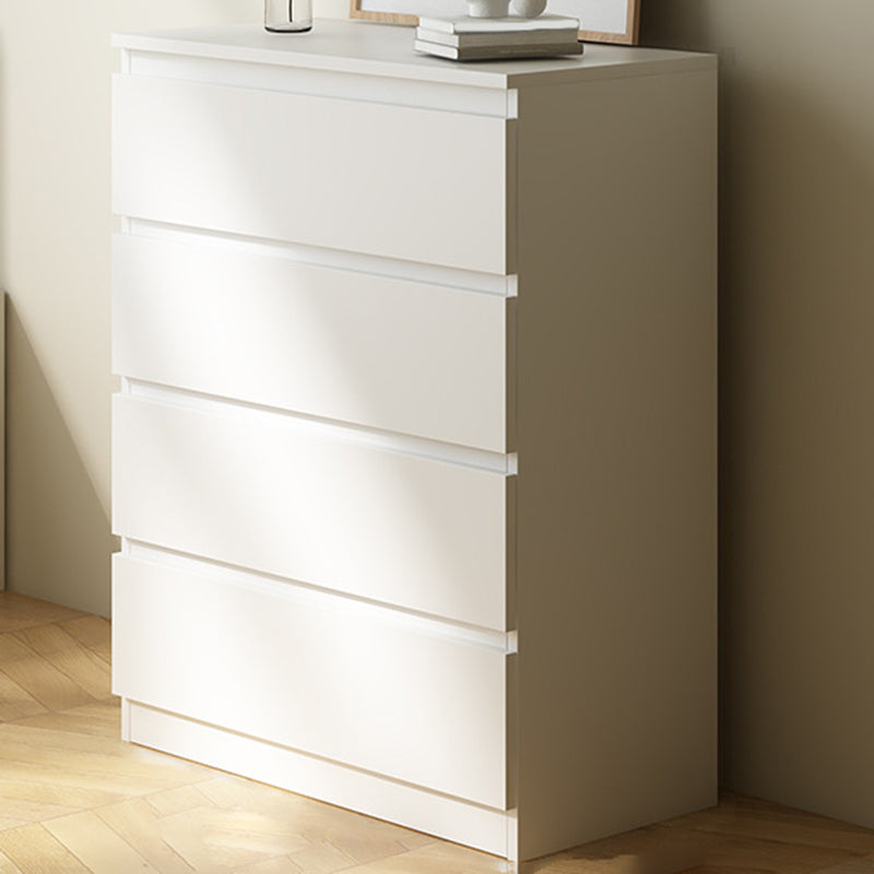 Contemporary Engineered Wood Vertical Storage Chest Bedroom Chest with Drawers