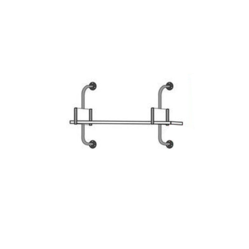 Glam Engineered Wood Bookshelf Floating White Closed Back Bookcase