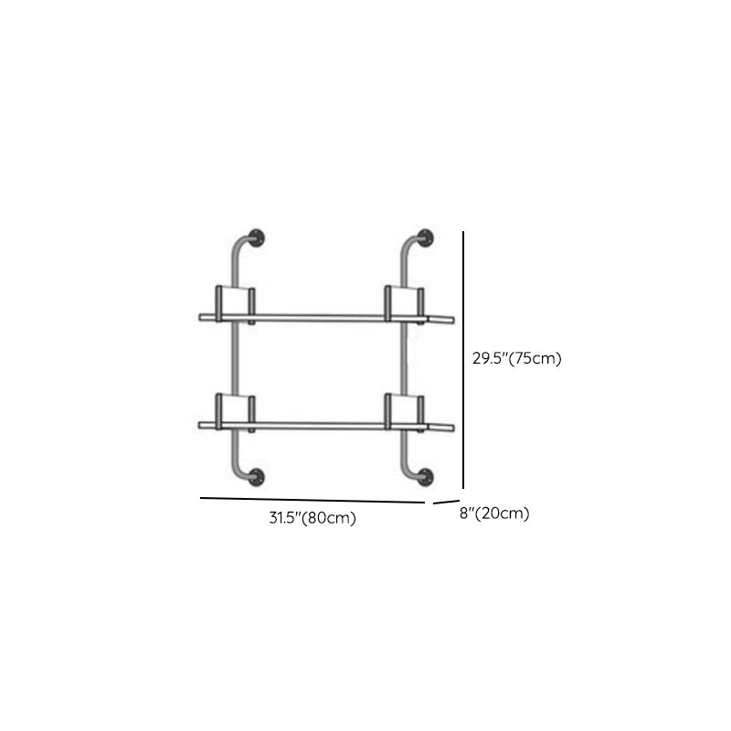 Glam Engineered Wood Bookshelf Floating White Closed Back Bookcase
