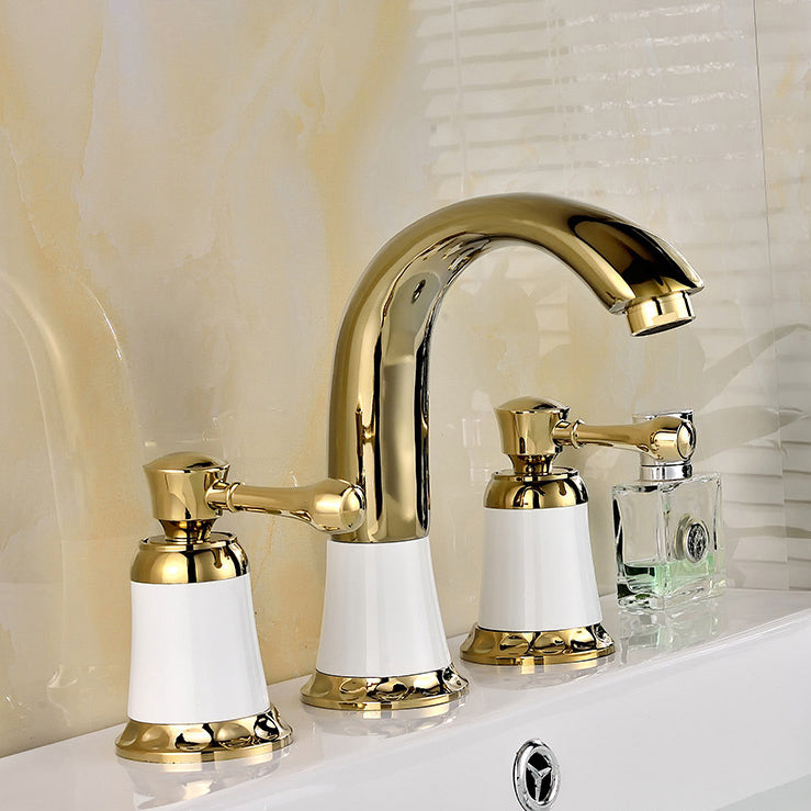 Contemporary Tub Faucet Deck Mounted Trim Bath Faucet Trim for Bathroom