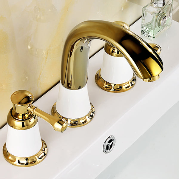 Contemporary Tub Faucet Deck Mounted Trim Bath Faucet Trim for Bathroom