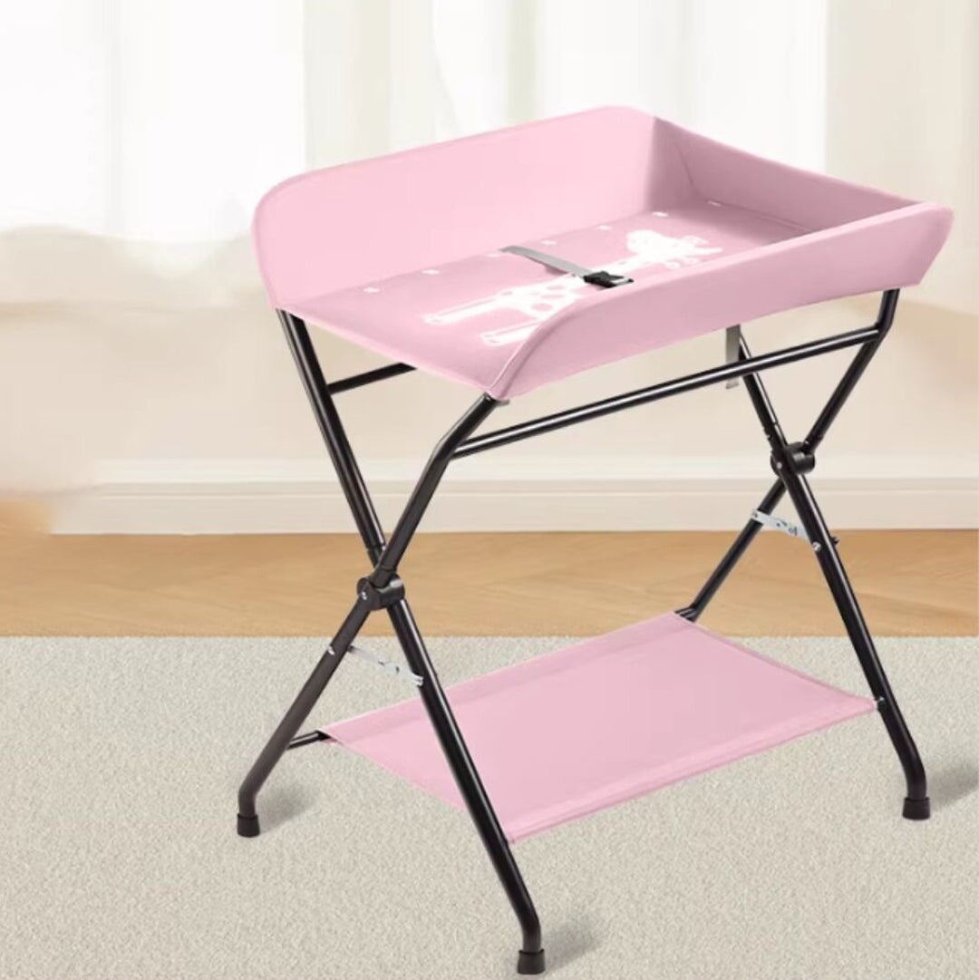 Modern Changing Table Matte Finish Baby Changing Table with Shelf