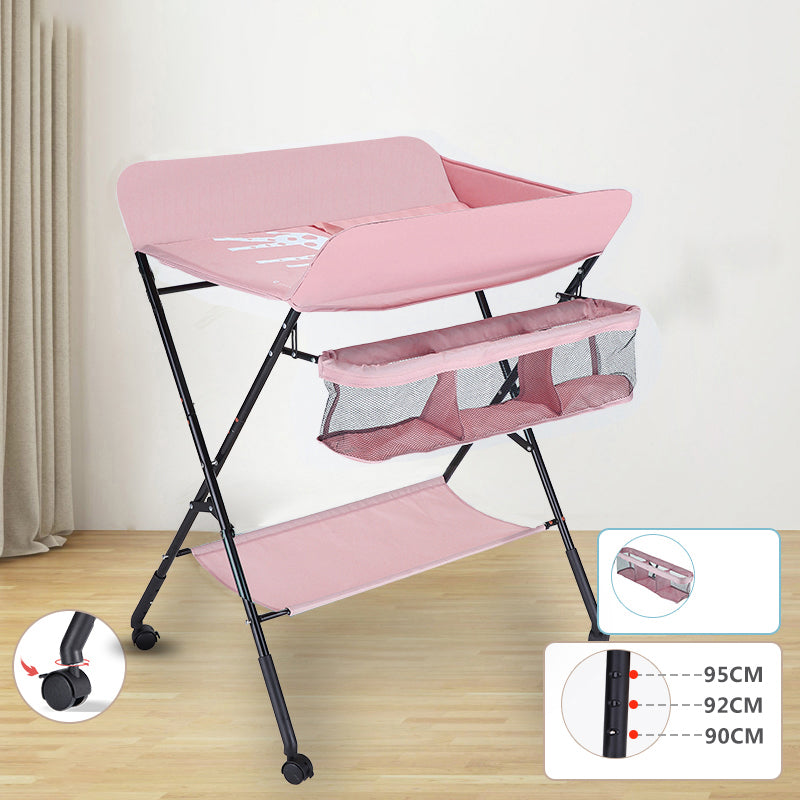 Modern Changing Table Matte Finish Baby Changing Table with Shelf