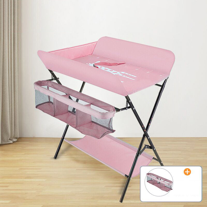 Modern Changing Table Matte Finish Baby Changing Table with Shelf