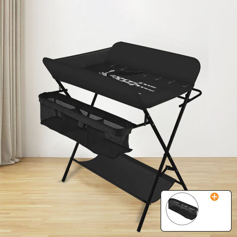 Modern Changing Table Matte Finish Baby Changing Table with Shelf