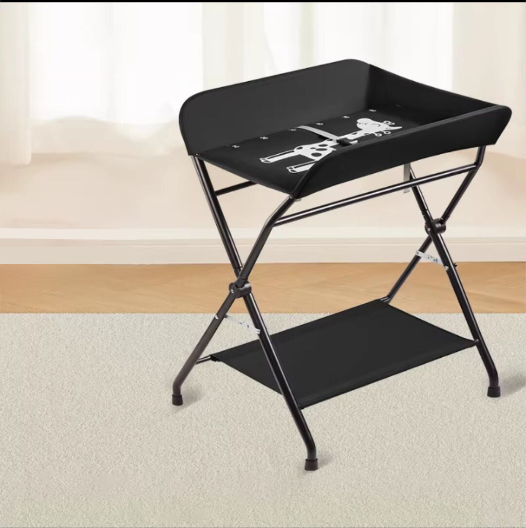 Modern Changing Table Matte Finish Baby Changing Table with Shelf